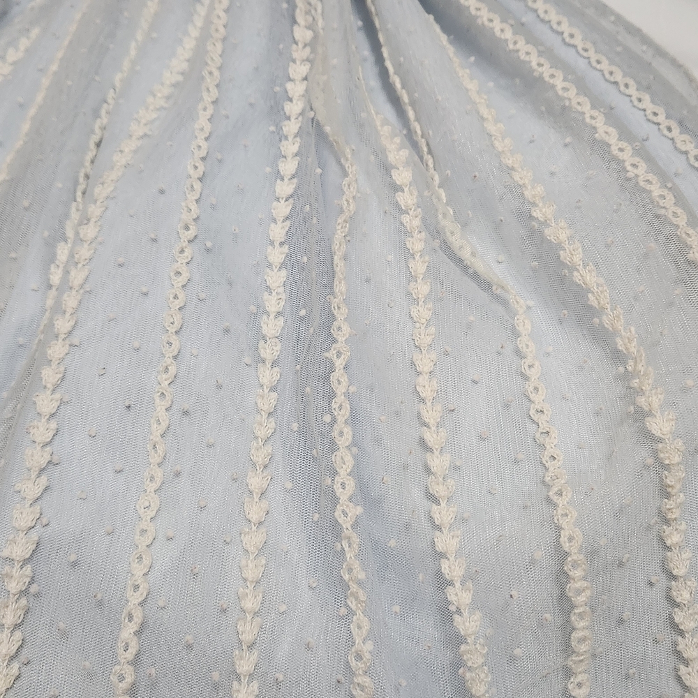 Pastourelle by Pippa & Julie Swiss Dot Empire Waist Embroidered Princess Dress 4 - Picture 4 of 15